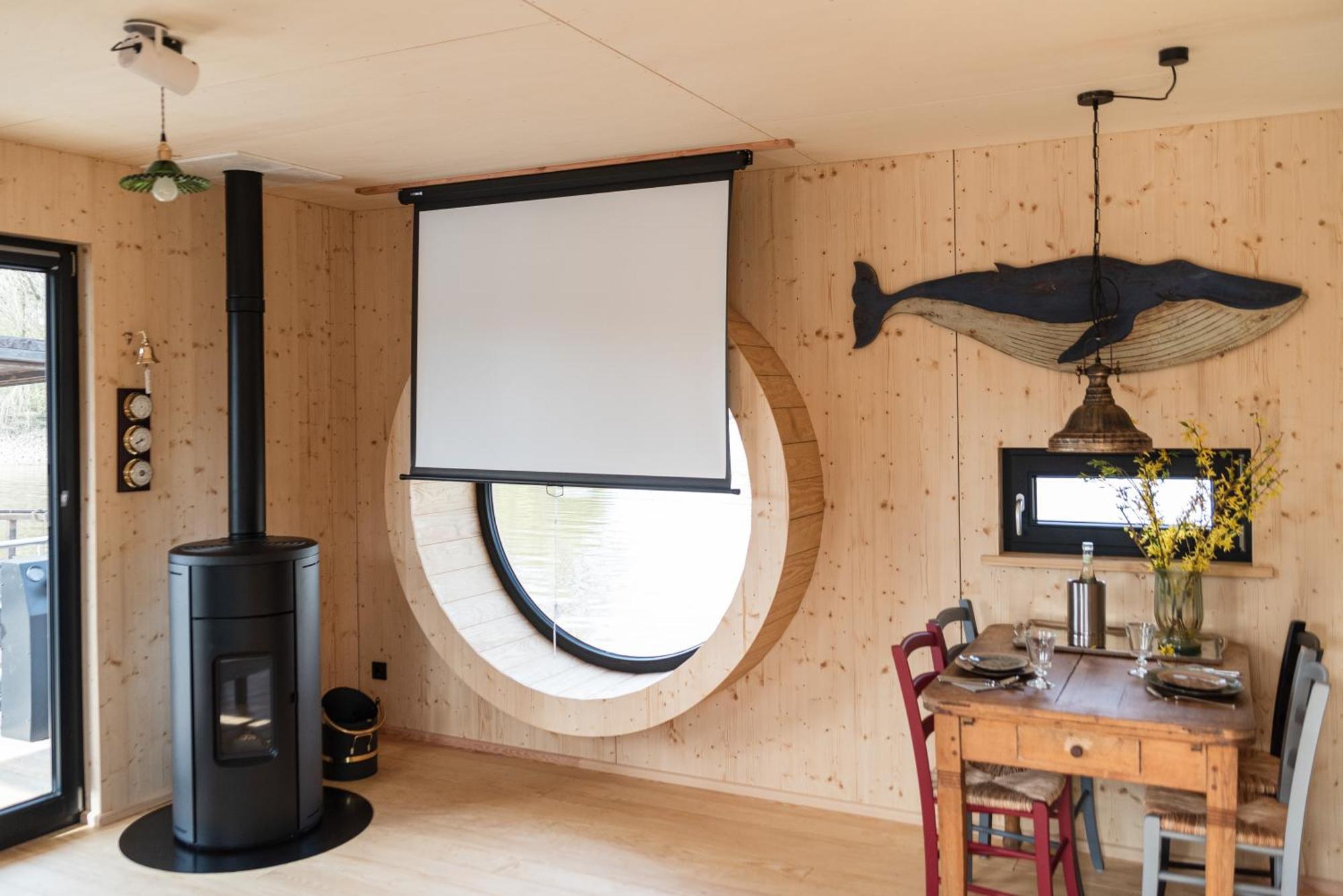 Komfort-Hausboot Diva Mit Kamin Hamburg Eksteriør bilde