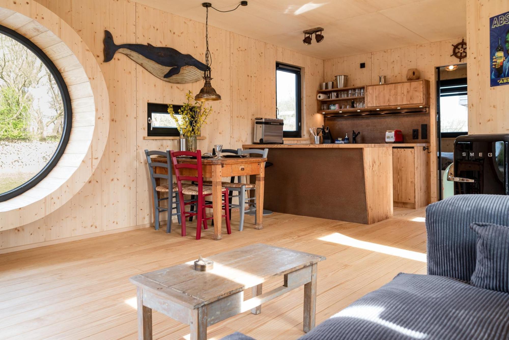 Komfort-Hausboot Diva Mit Kamin Hamburg Eksteriør bilde